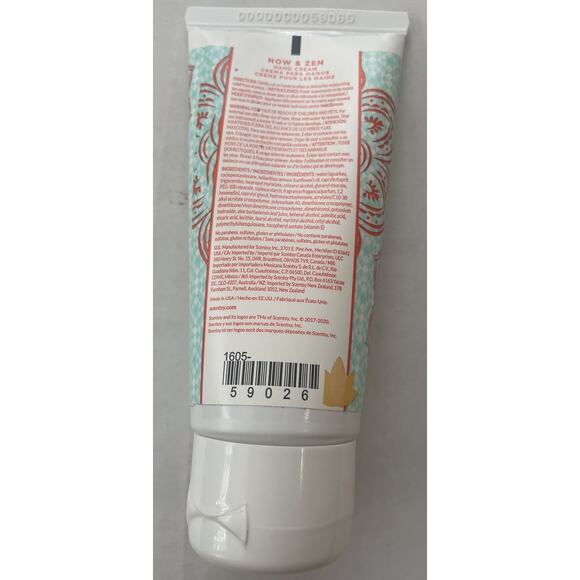 Scentsy Hibiscus Pineapple Body Cream 8 Fl. Oz Now & Zen Hand Cream 2.7 Fl. Oz - Picture 6 of 6
